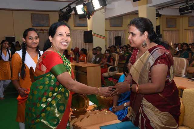 Hariyali Teej Celebration under the banner Sahasrasheersha Devi Mandal, female wing of Maharishi World Peace Movement. SDM, Bhopal unit organised this programme.