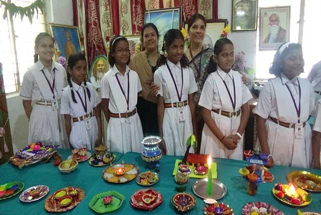 Diwali celebration at mvm balaghat. 