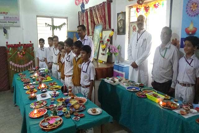 Diwali celebration at mvm balaghat. 