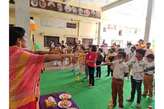 International Day of Peace celebrated on 21st September 2021 at MVM Chhatarpur.