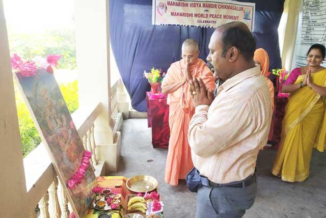 Celebration of World Peace Day at MVM Chikmangalore