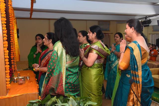 Hariyali Teej Celebration under the banner Sahasrasheersha Devi Mandal, female wing of Maharishi World Peace Movement. SDM, Bhopal unit organised this programme.