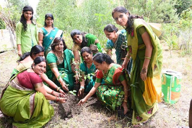 Hariyali Teej Celebration under the banner Sahasrasheersha Devi Mandal, female wing of Maharishi World Peace Movement. SDM, Bhopal unit organised this programme.