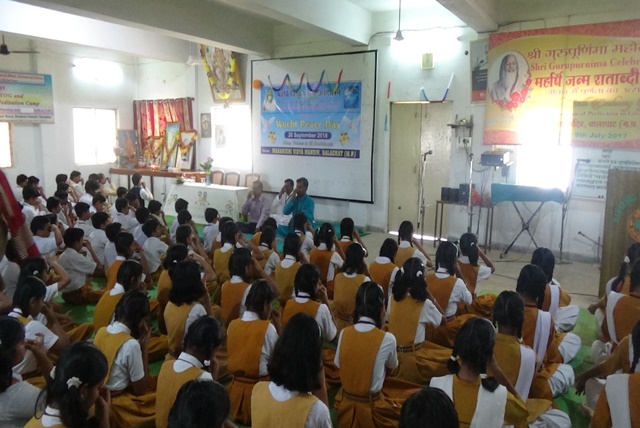 Celebration of Maharishi World Peace Day at MVM Balaghat we gracefully celebrated the occasion of Maharishi World Peace Movement.