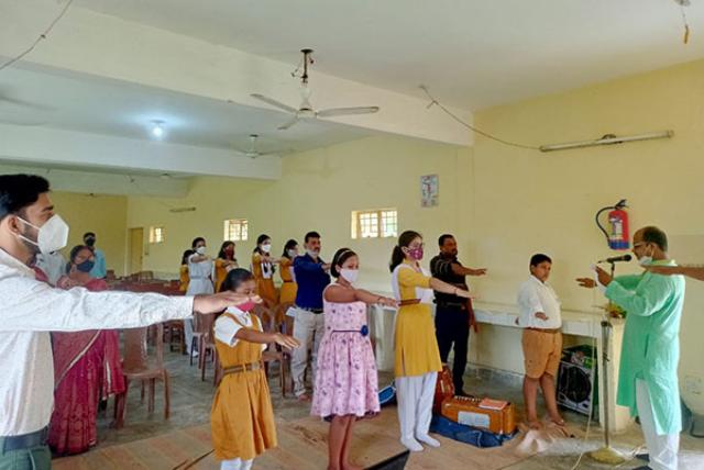 International Day of Peace celebrated on 21st September 2021 at MVM Balasore.