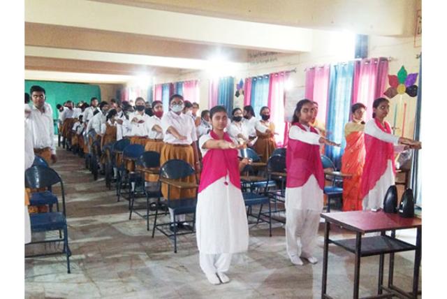 International Day of Peace celebrated on 21st September 2021 at MVM Fatehpur.