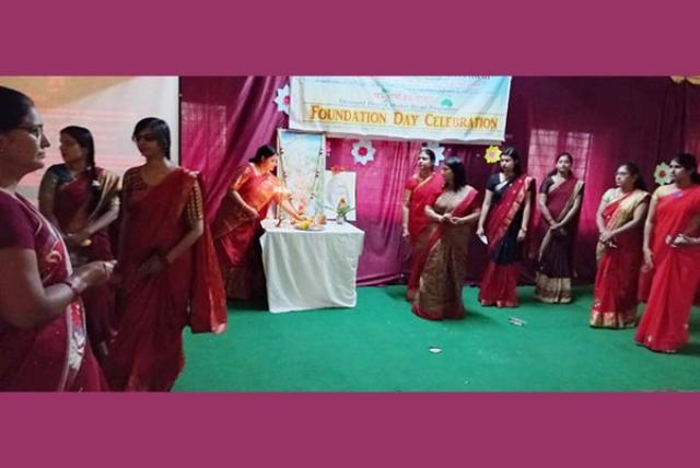 Maharishi Vidhya Mandir Indore-1 celebrated Sahasrasheersha Devi foundation day, international girl child day and Rashtra poshan mah was held in a Mesmerizing way in the campus.	