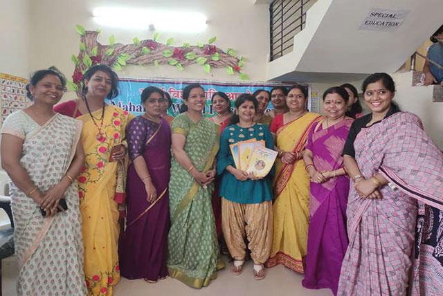 Sahasrasheersha Devi Mandal female wing of Maharishi World Peace Movement, Bhopal chapter visited Cerebral Palsy Association of India, Bhopal on Wednesday 26th June 2019 and distributed essentials to the children. 