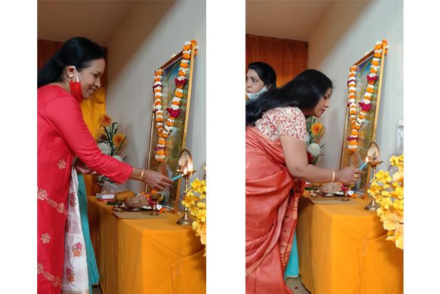 Sahasrasheersha Devi Mandal, female wing of Maharishi World Peace Movement celebrated International Women's Day at Maharishi Vedic Sanskritik Kendra, Bhopal on 8th March 2021.Celebration started with the Guru Pujan, Lightning of Lamp and Group meditation.