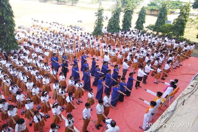 Celebration of Maharishi World Peace Day at MVM Khargone we gracefully celebrated the occasion of Maharishi World Peace Movement